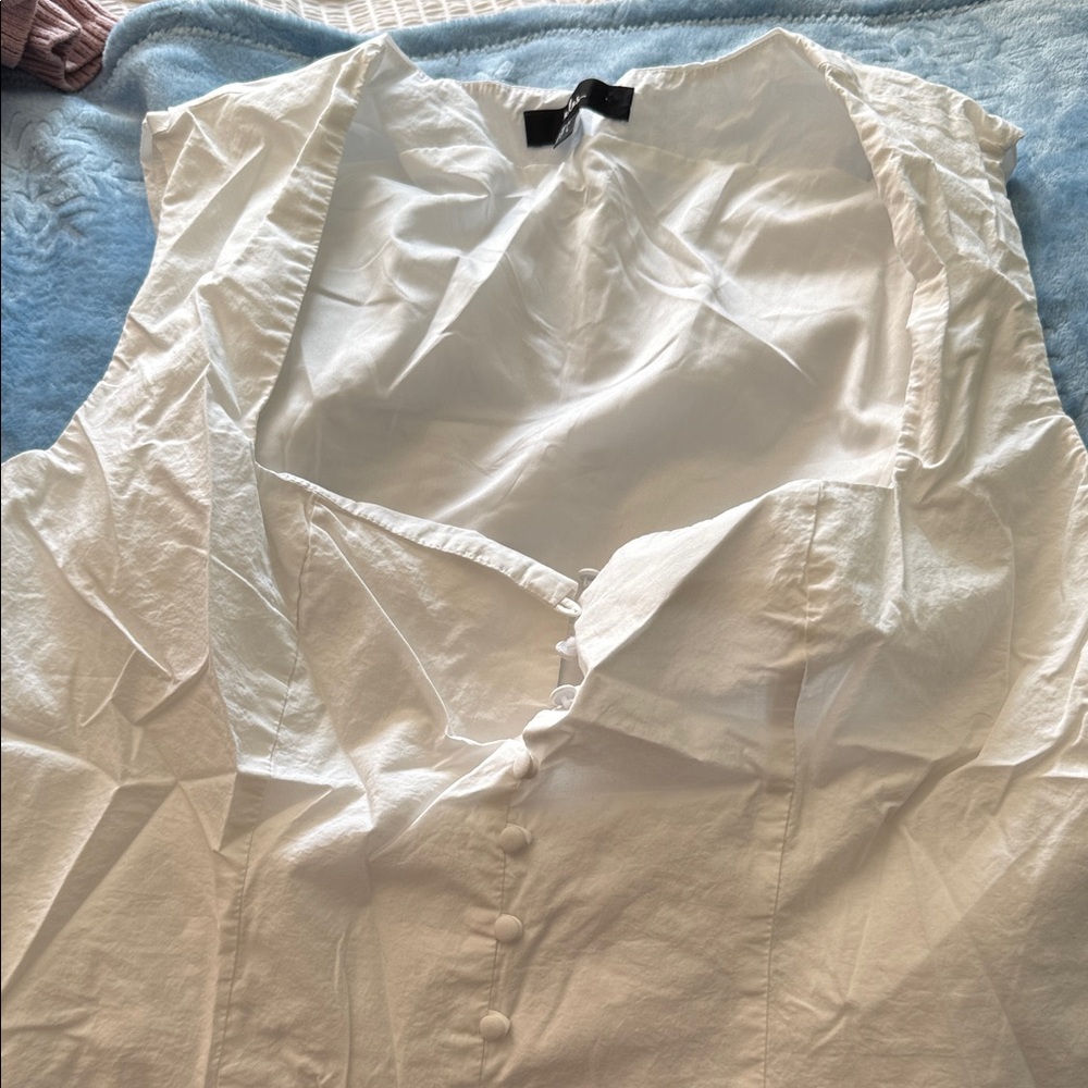 Lulu's Ivory Sleeveless Top